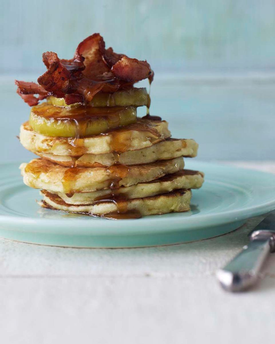 Apple buttermilk pancakes