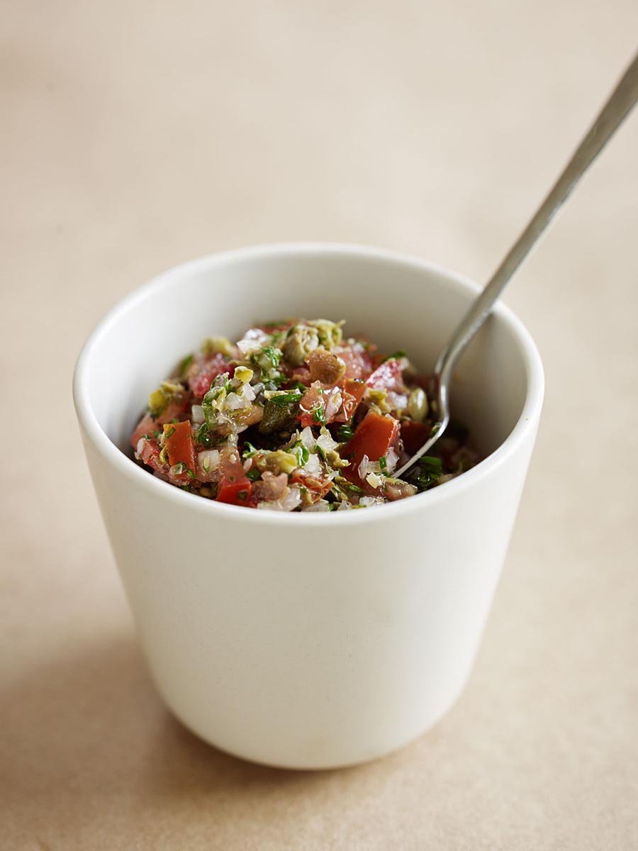 Caper & tomato salsa