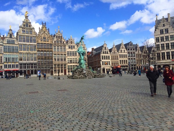 Main square in Antwerp
