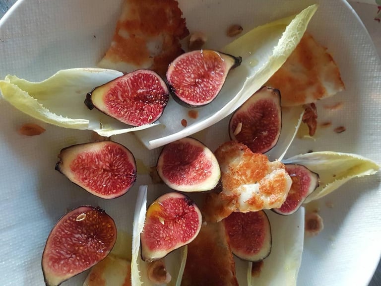 Figs & haloumi