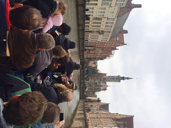 Boat tour in bruges