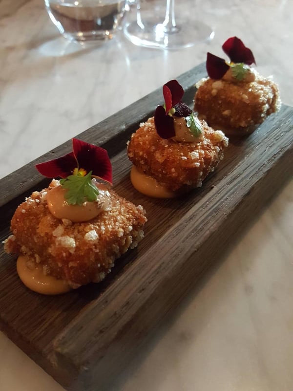 Crunchy pig's head
