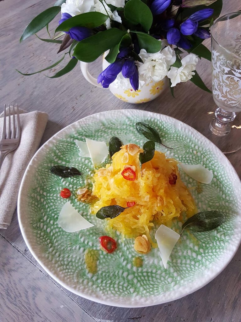 Spaghetti squash with dirty butter