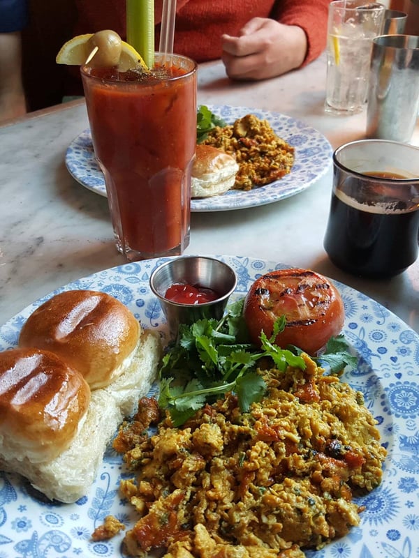 Scrambled eggs Dashoom
