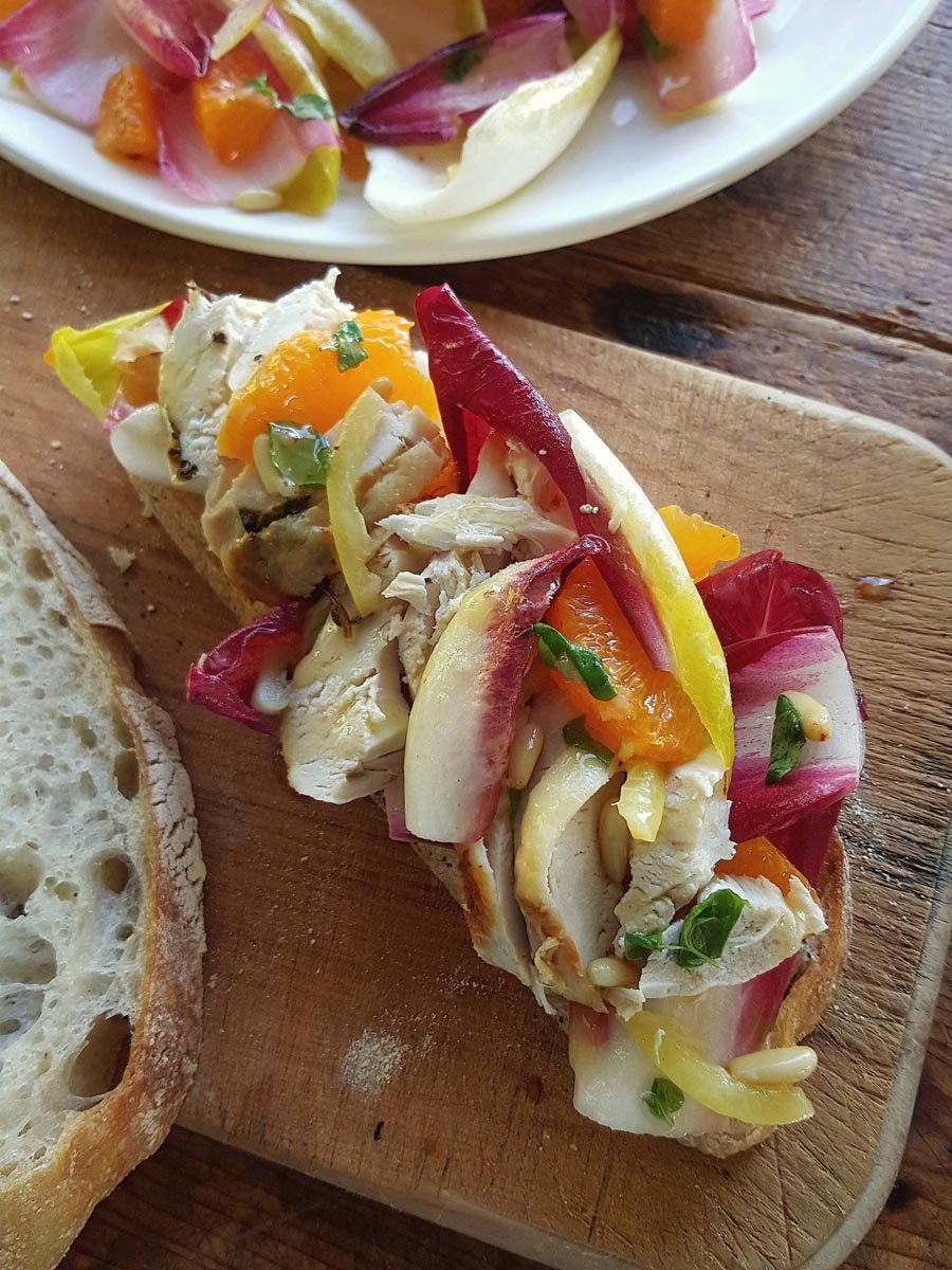 Witloof & orange salad 5