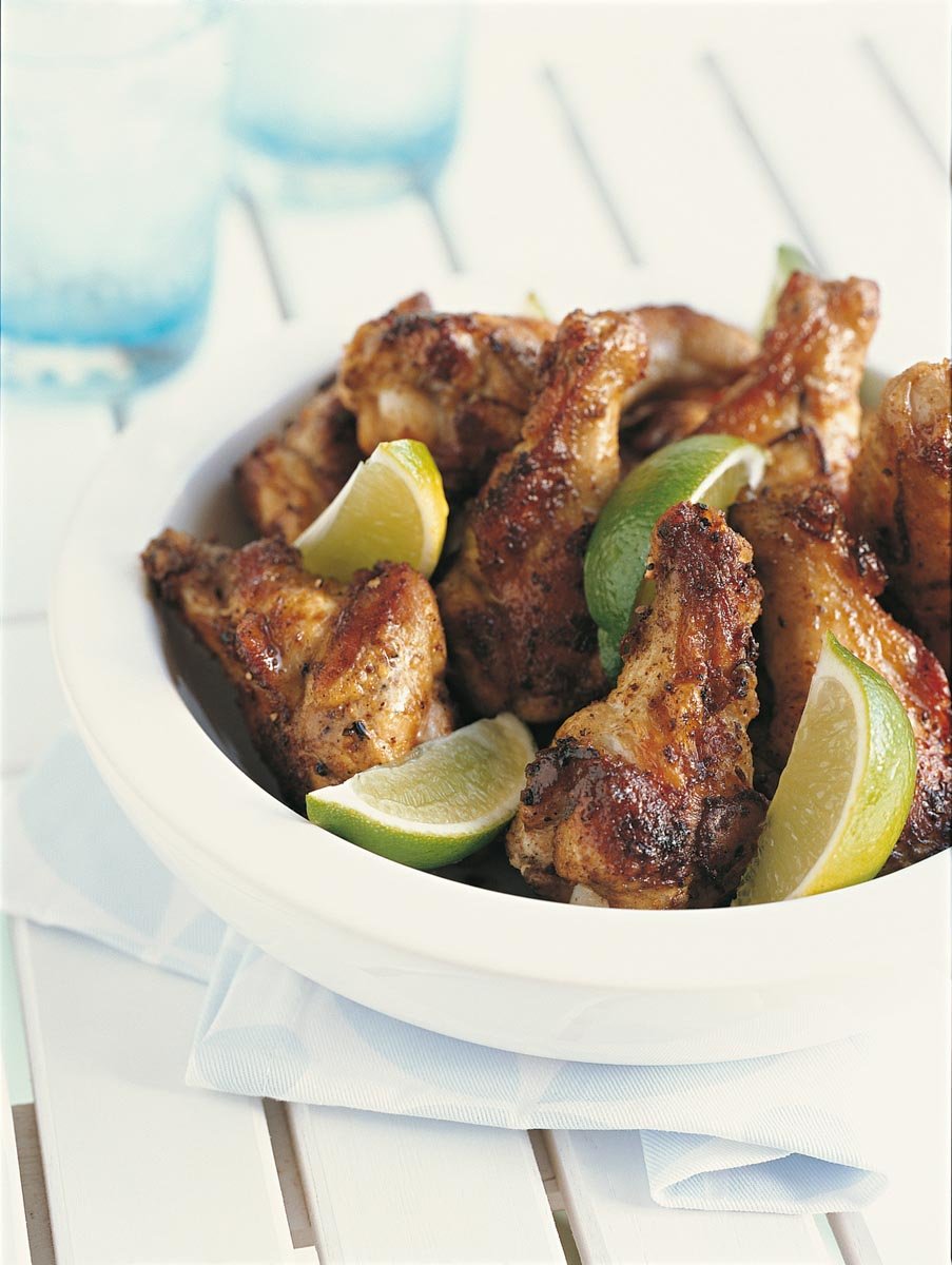 Devilled chicken wings