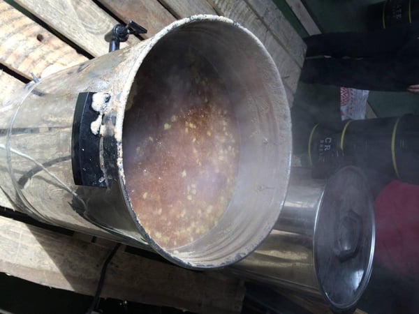 Bubbling hops