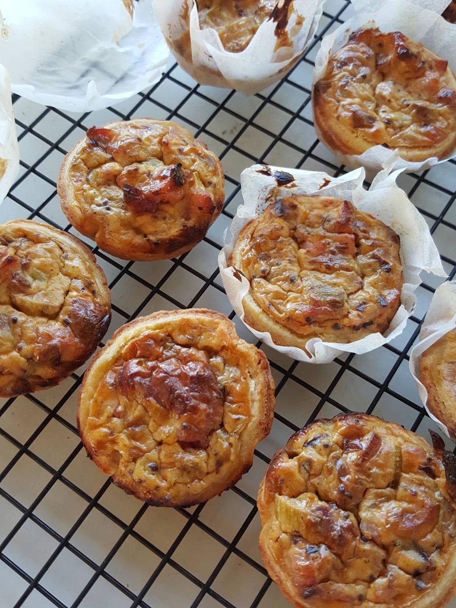 Leek & Bacon Tartlets