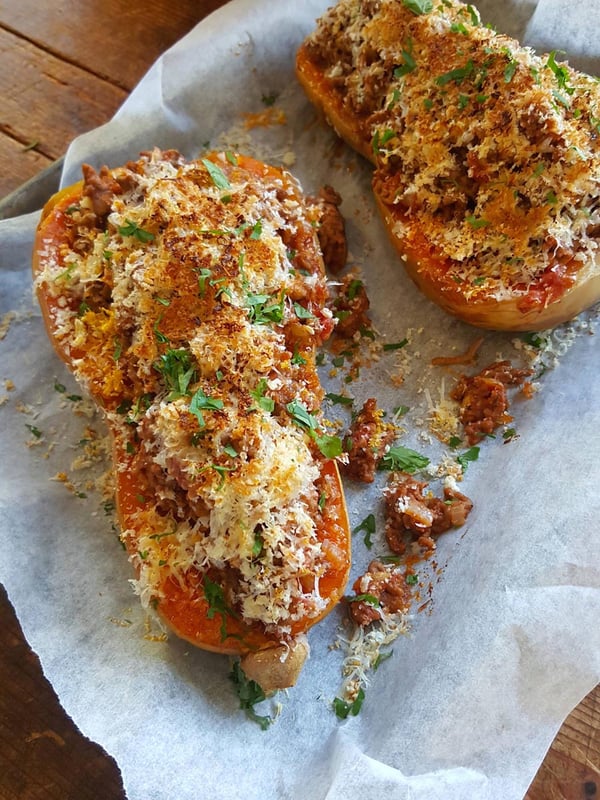 Stuffed butternut