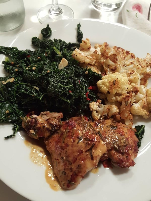 Cavolo nero with chilli