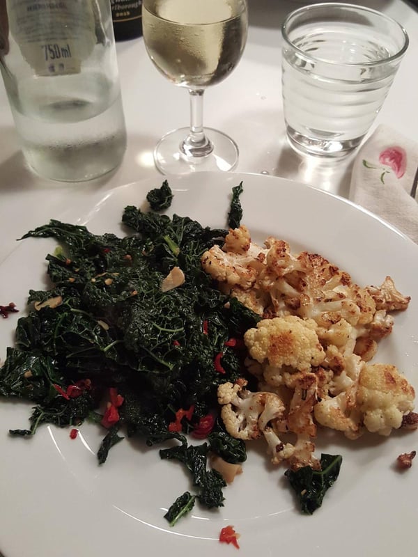 Cavolo nero with chilli