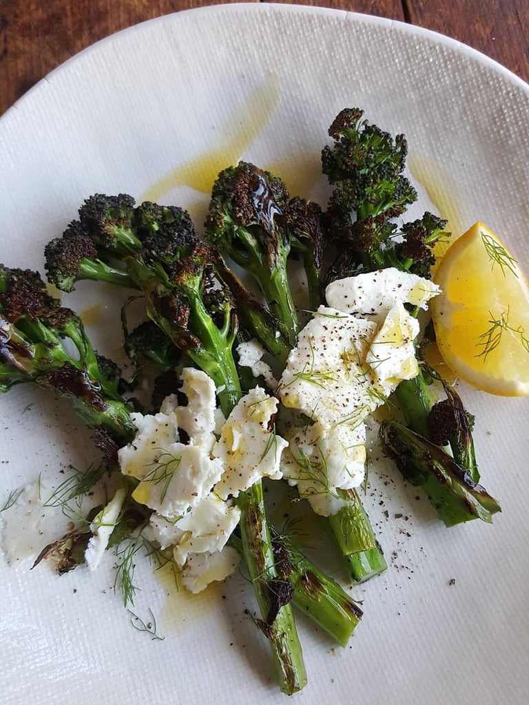 Grilled broccoli & feta