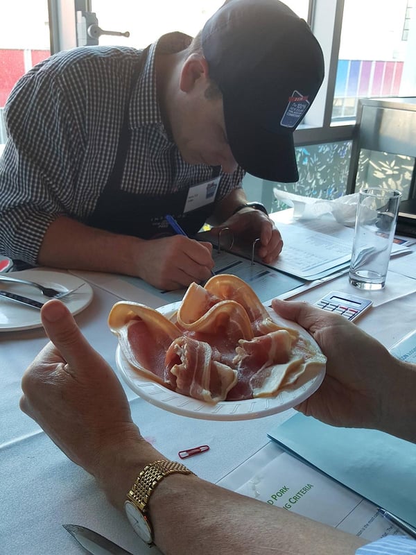 Judging bacon