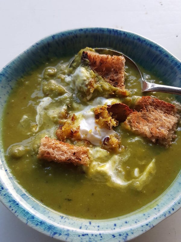 Pea soup