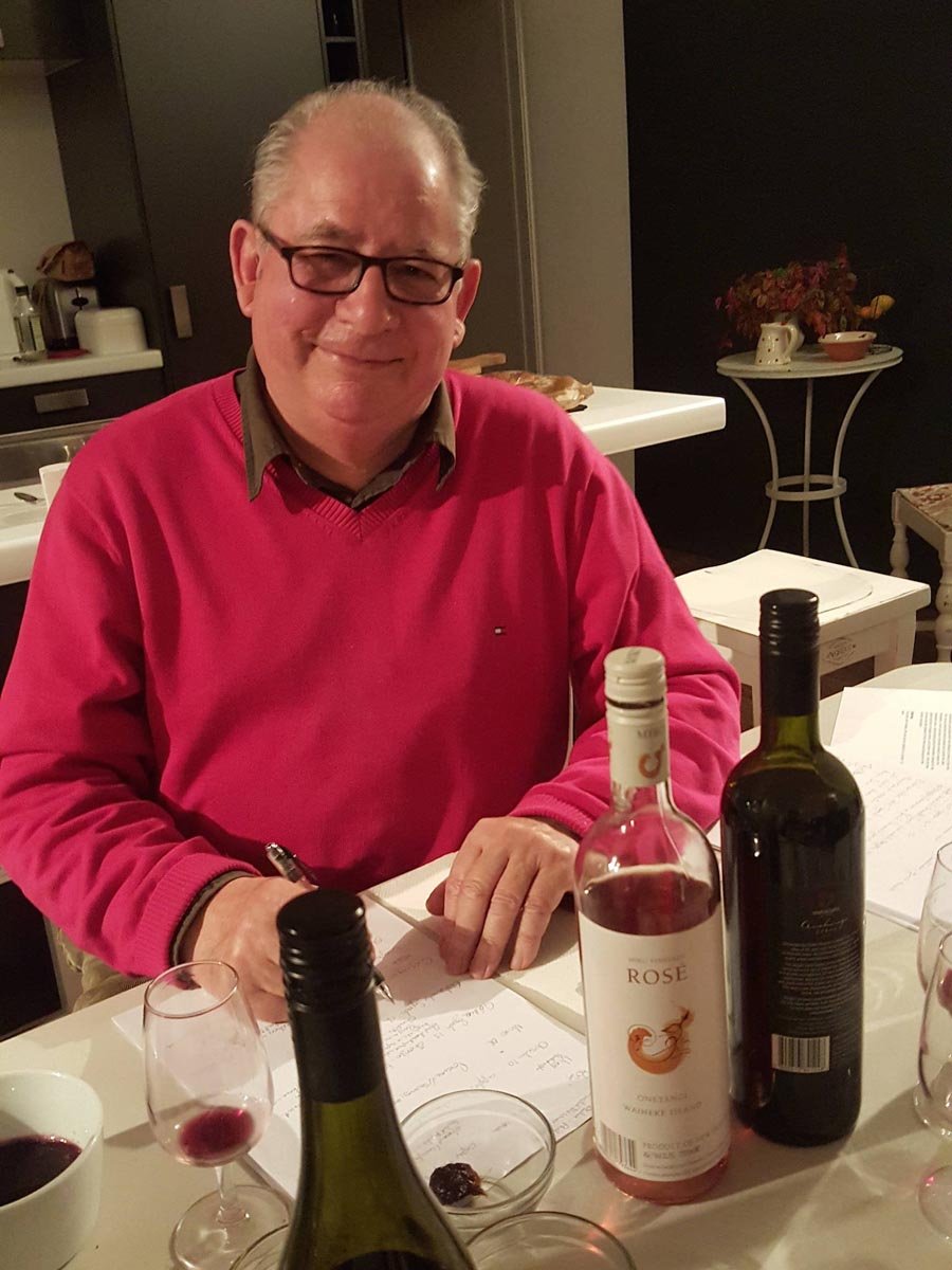 Bob tasting wines
