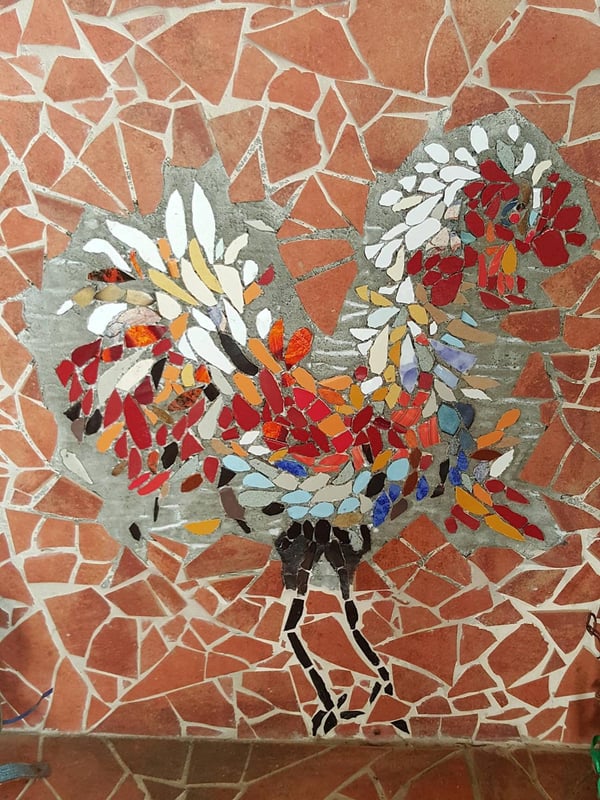 Casita Miro mural