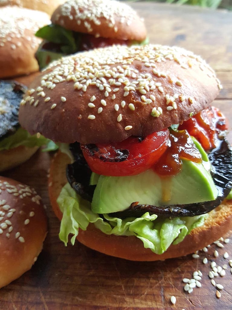 Baked mushrooms