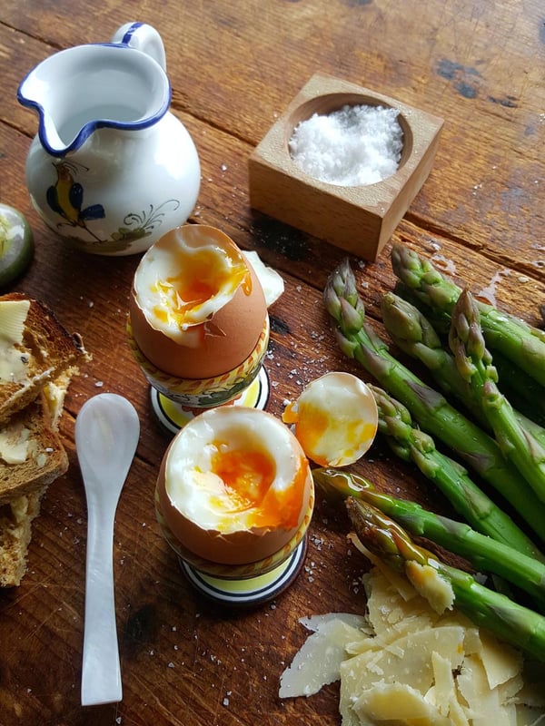 Asparagus & eggs 2