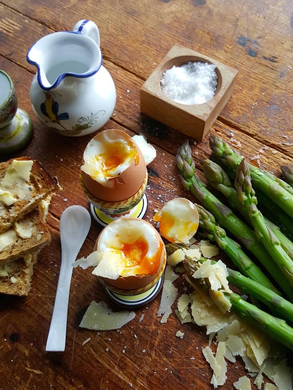 Asparagus & eggs 3