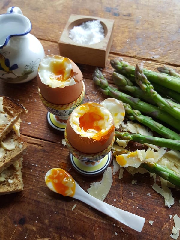 Asparagus & eggs 4