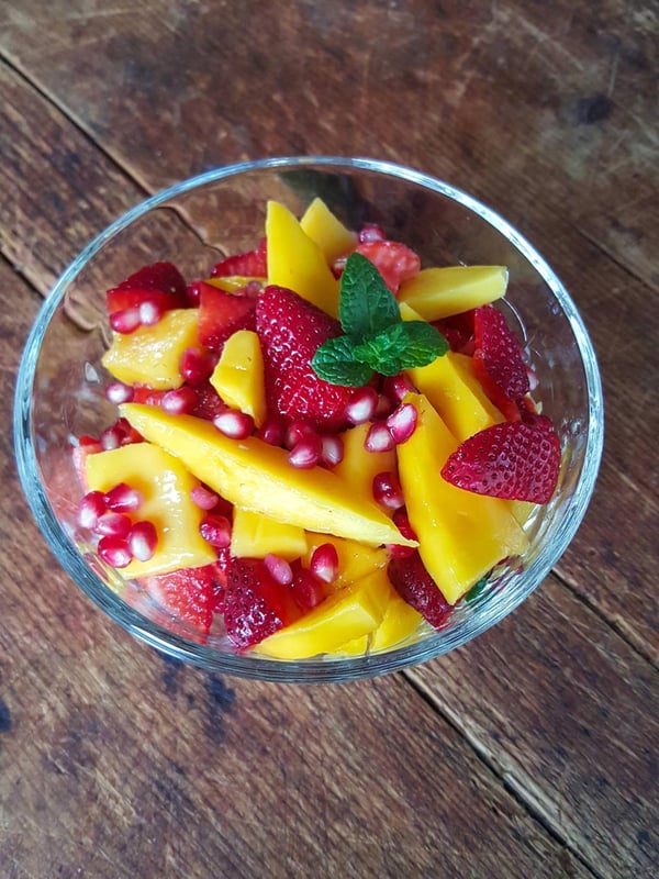 Strawberry & mango salad