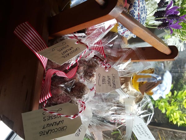Chocolate Walnut Kisses