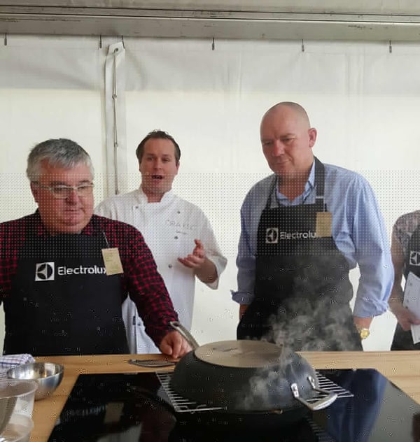 Marc Soper smoking salmon
