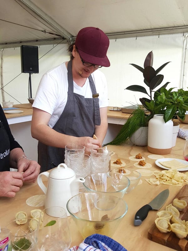 Rolling tortelli