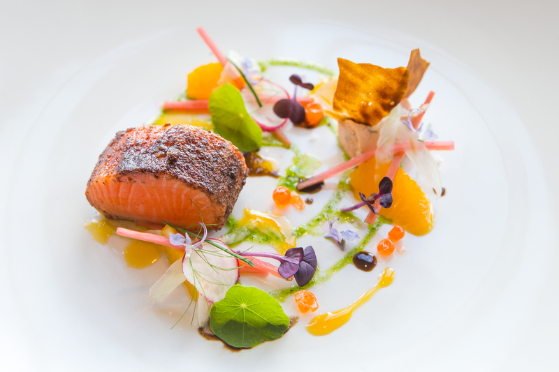 Winning Ora King salmon dish 2016