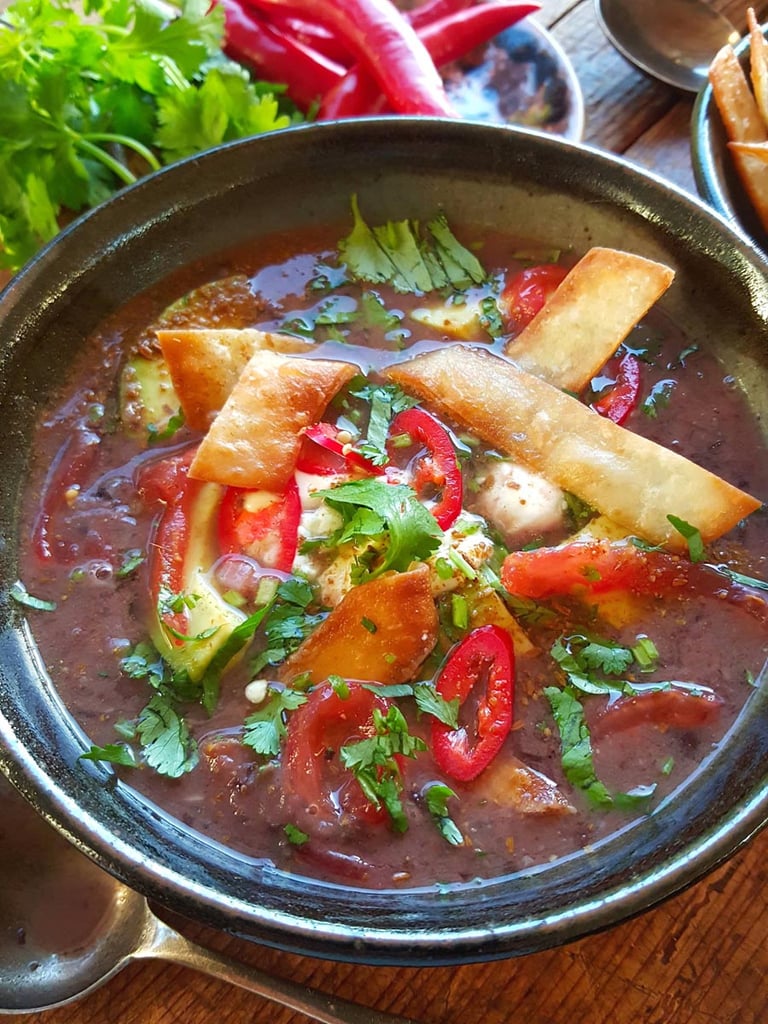 Black bean soup 1