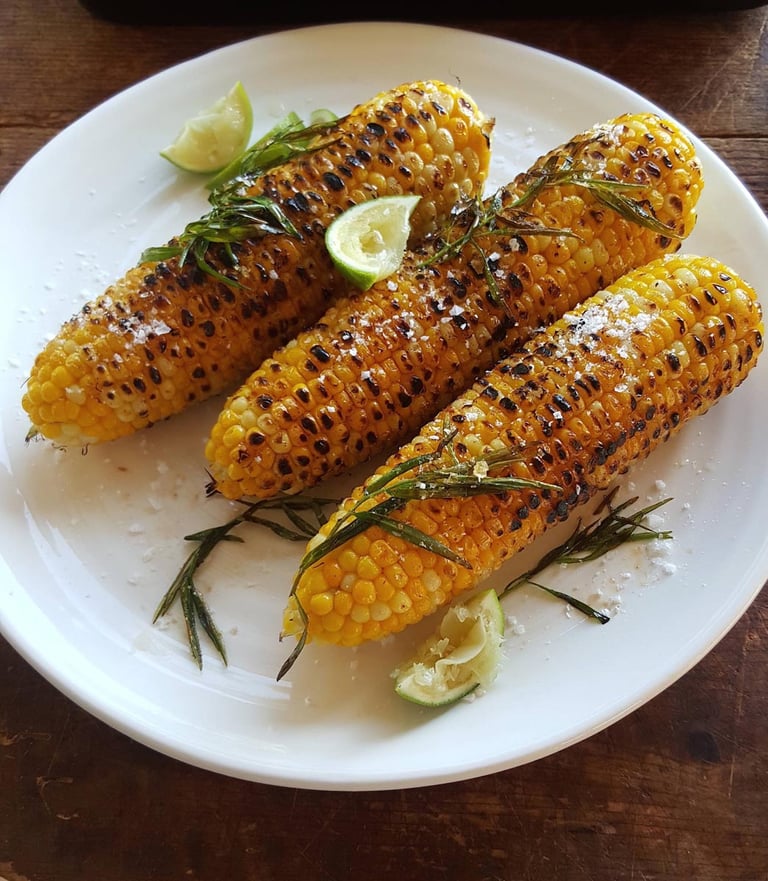 Corn with paprika & tarragon