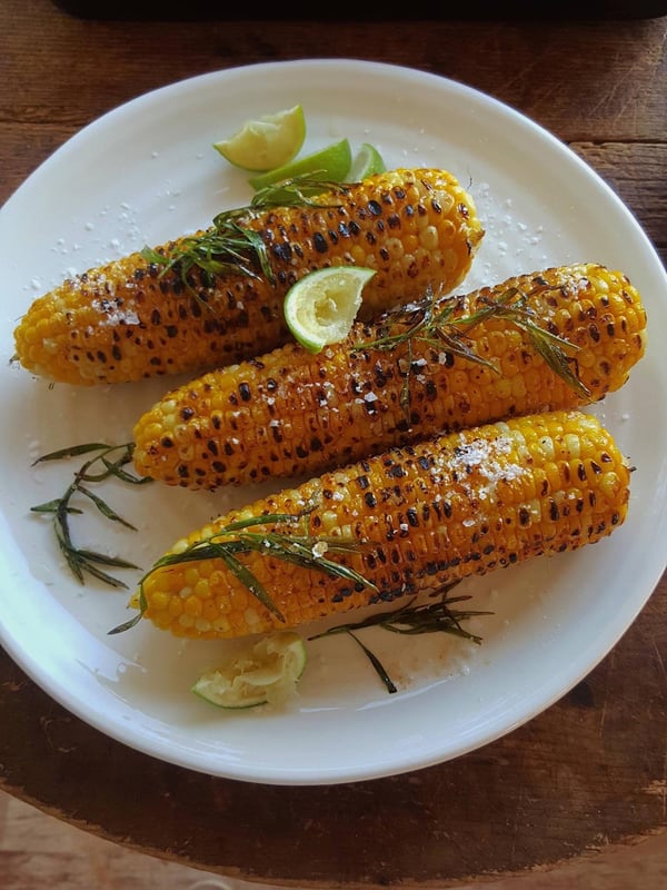 Corn with paprika & tarragon