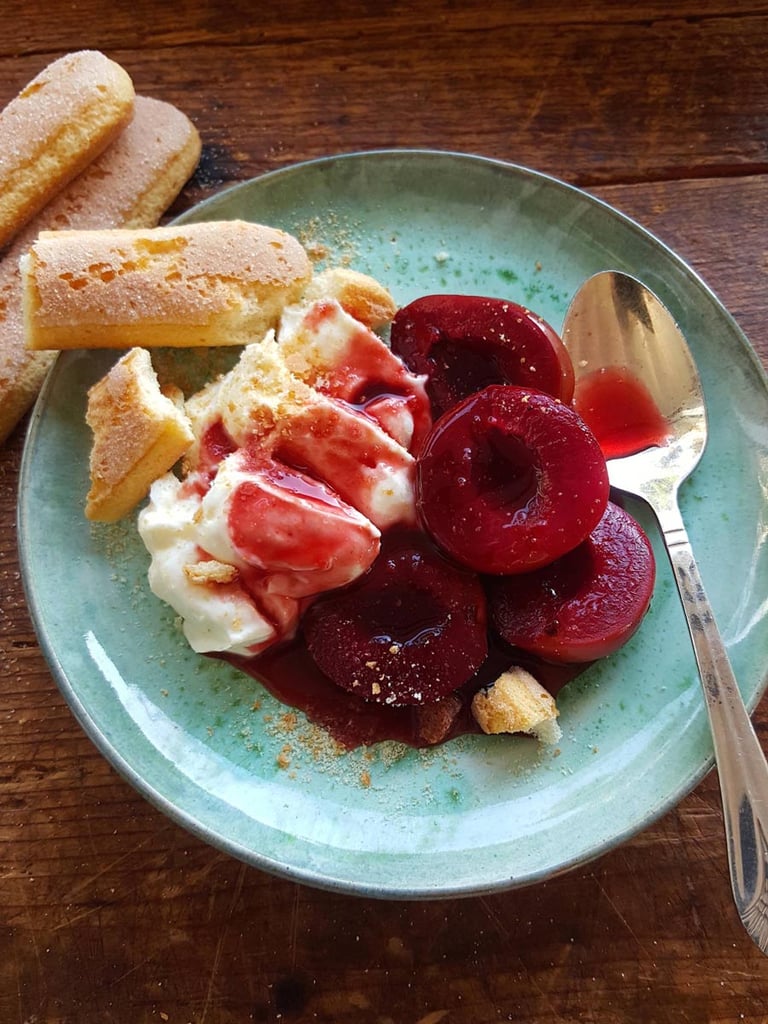 Poached plums 1