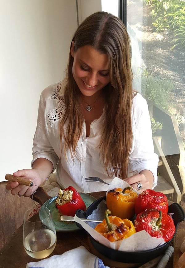 Stuffed peppers with freekeh 5