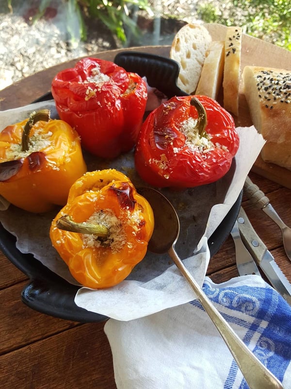 Stuffed peppers with freekeh 8