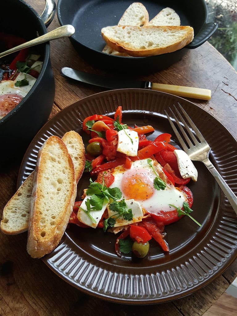 Tunisian eggs with extras 1
