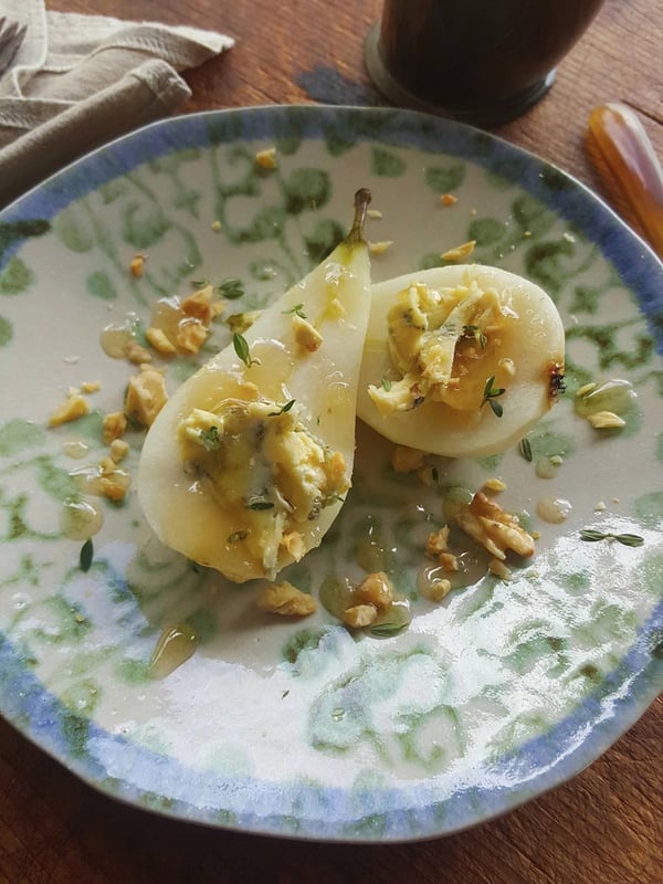 Pears & blue cheese 1