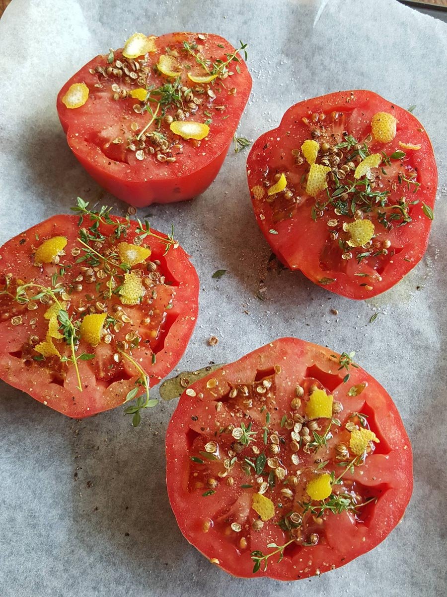 Baked tomatoes