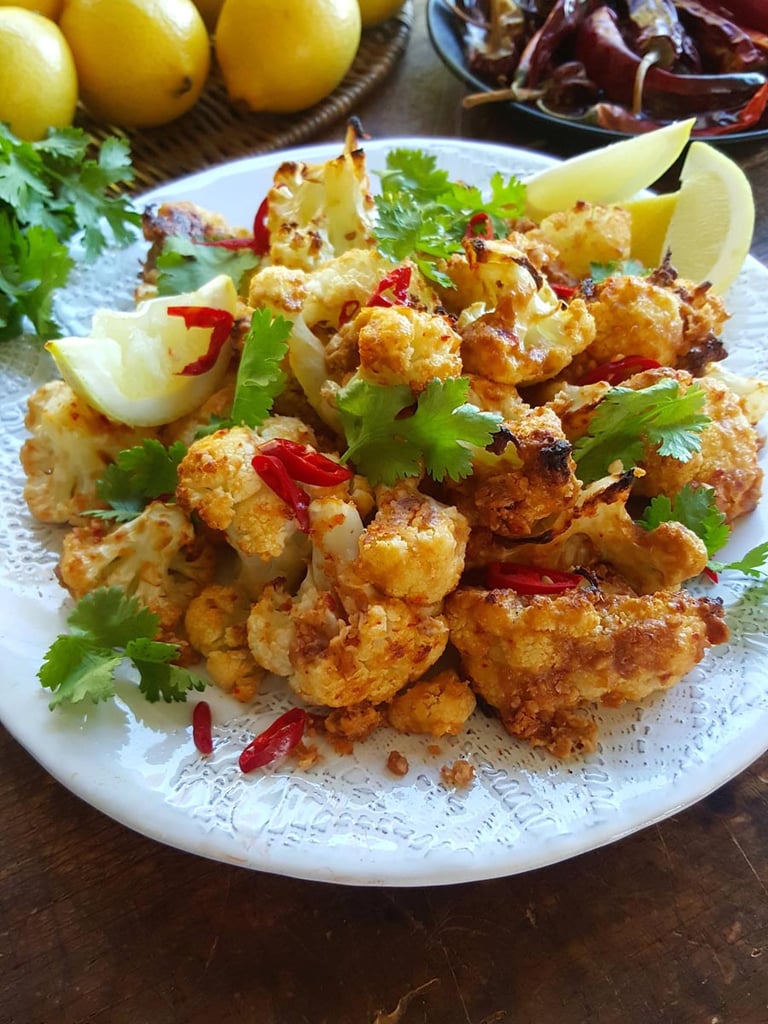 Cauliflower with Spicy Peanut Saucer|Cauliflower with Spicy Peanut Sauce|Cauliflower with Spicy Peanut Sauce|Cauliflower with Spicy Peanut Sauce||Cauliflower with Spicy Peanut Sauce