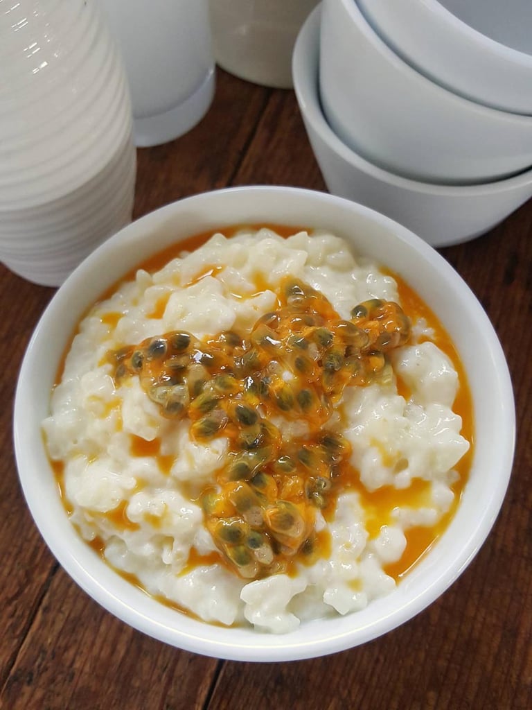 Creamy rice pudding