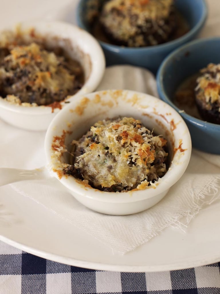 Mushrooms au gratin