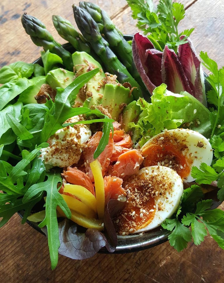 Salmon Salad Bowl 1