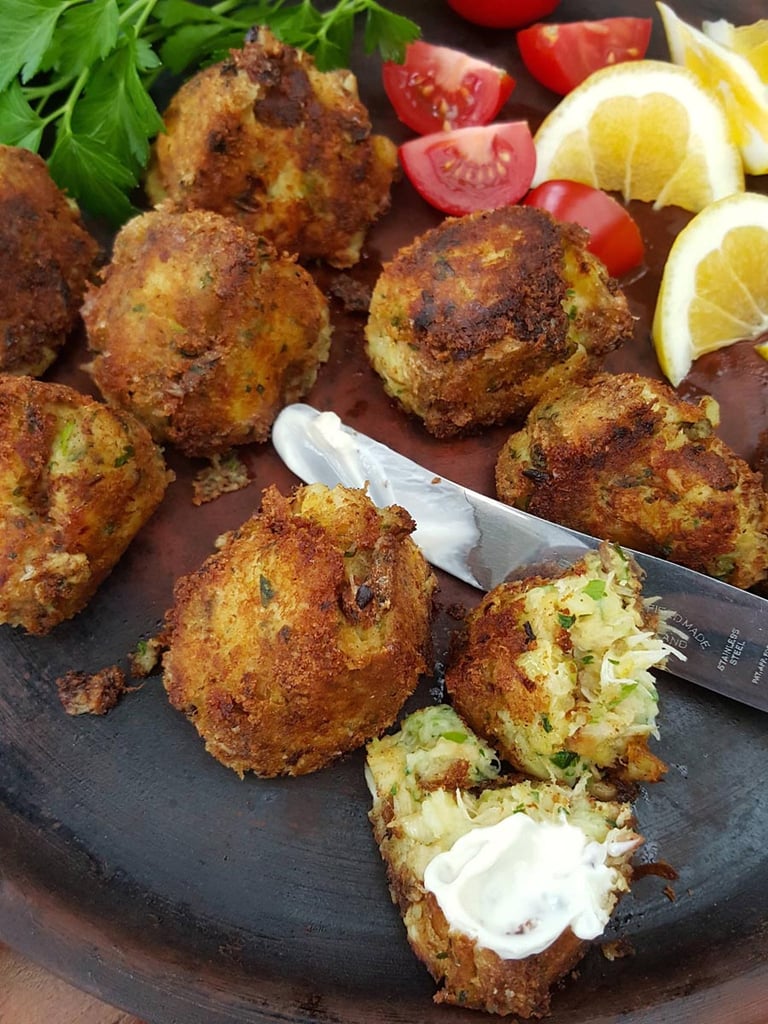 Smoked fish hash cakes