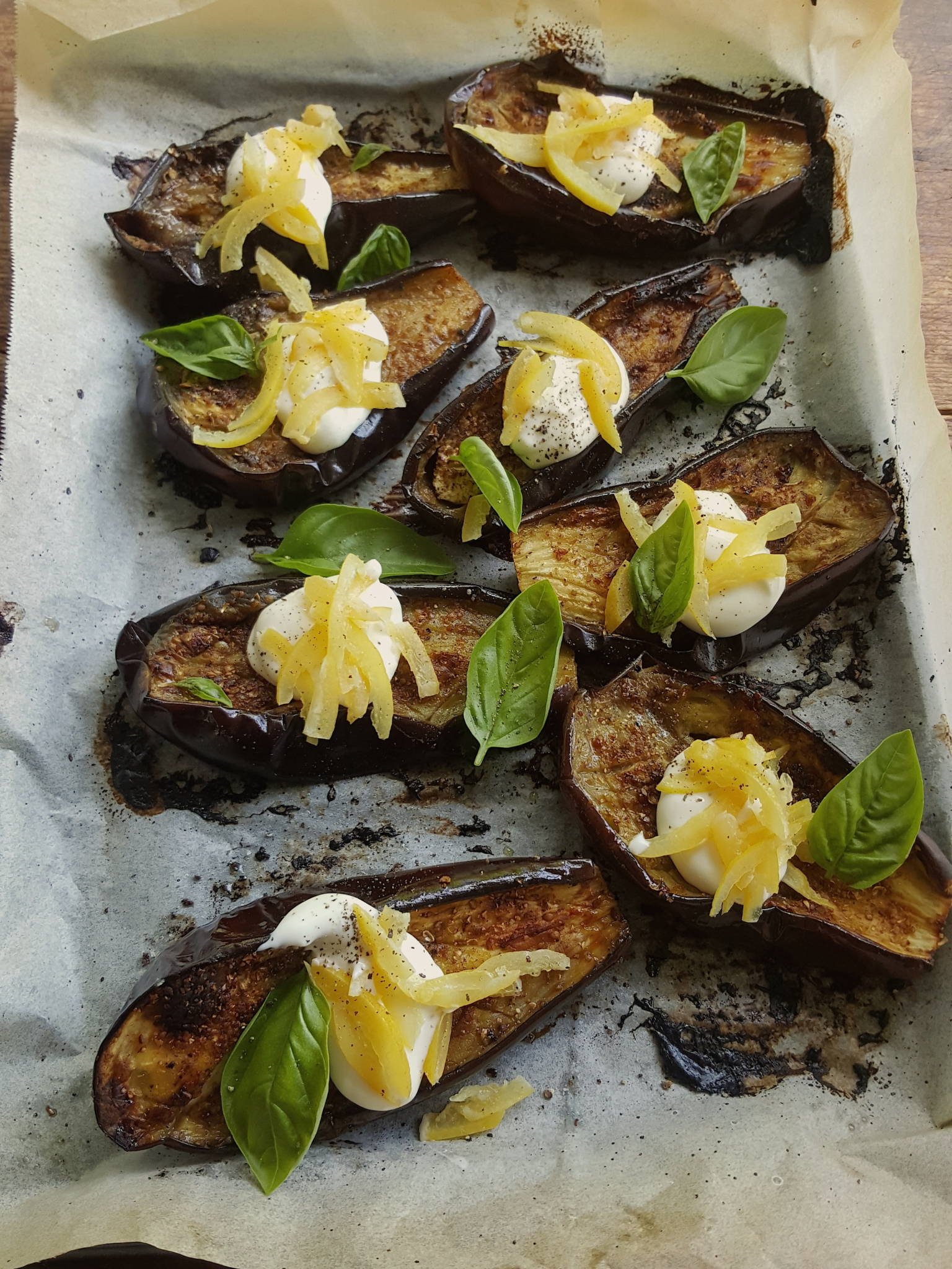 Baked Eggplant with Spices & Preserved Lemon 1