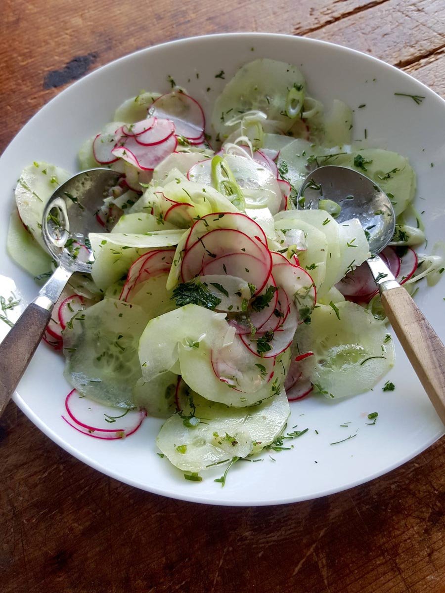 Radish & Cucumber Salad 1