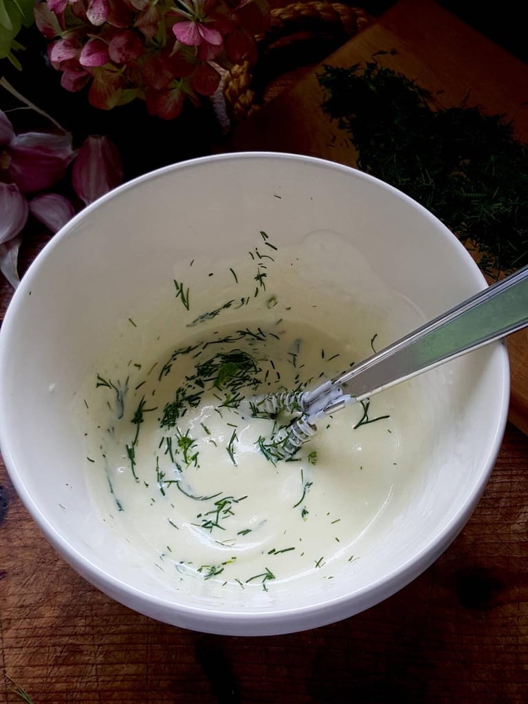 Yoghurt Dill Sauce 3