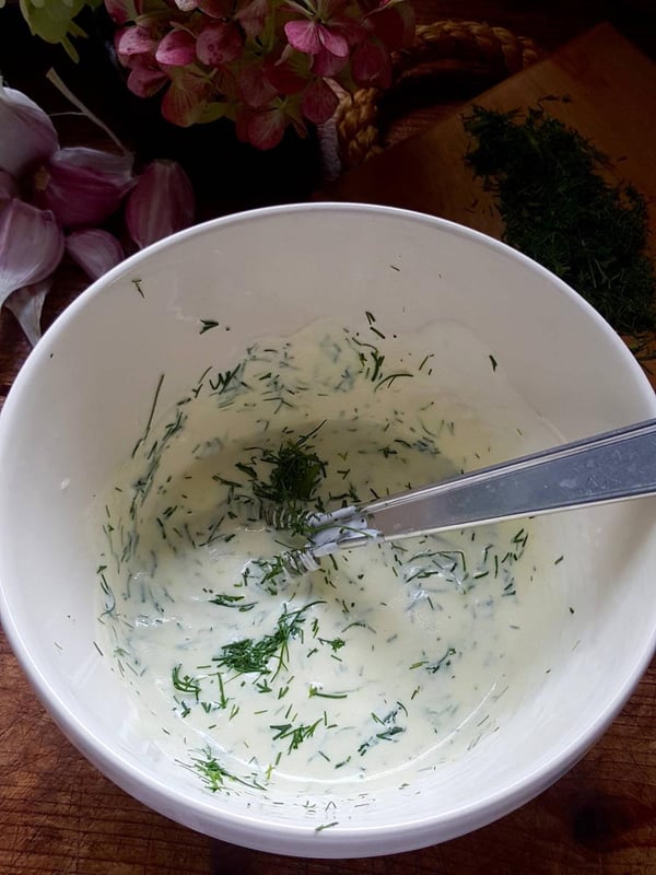 Yoghurt Dill Sauce 4