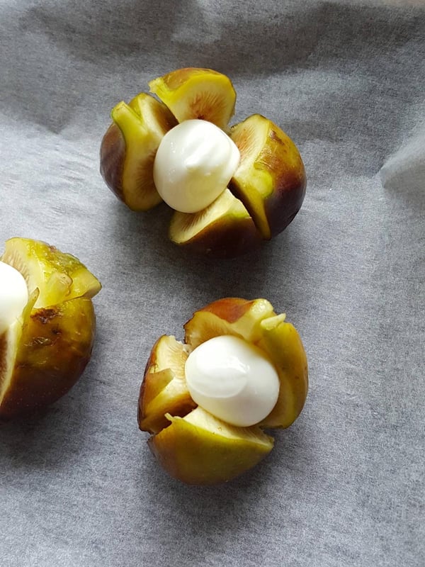 Figs with baby Mozzarella 1