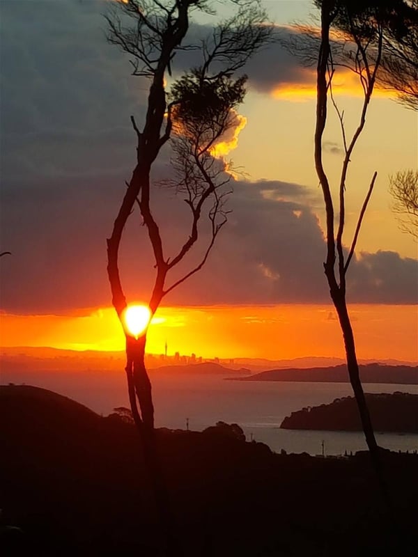 City sunset