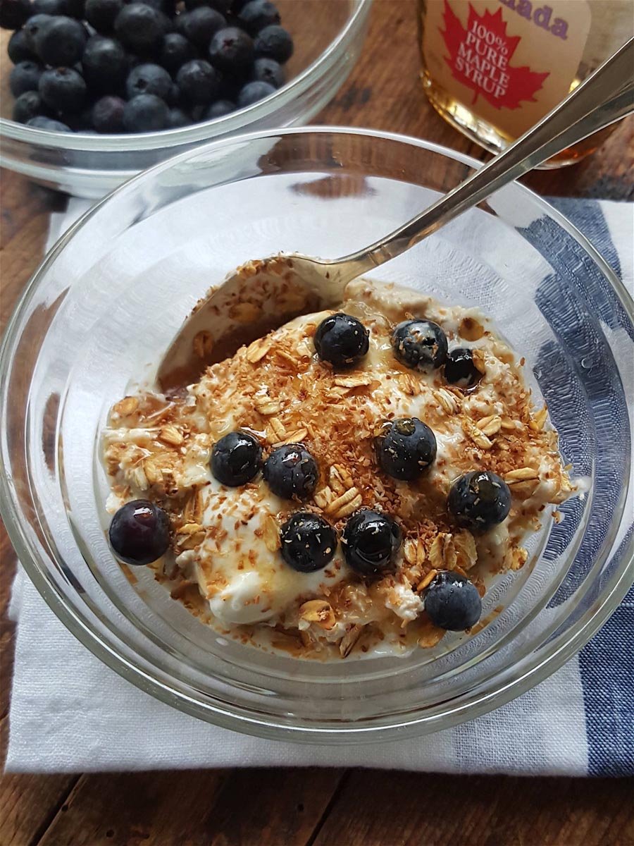 Bircher Muesli with Blueberries